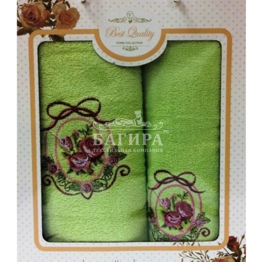 Цветочный Узор Салатовый