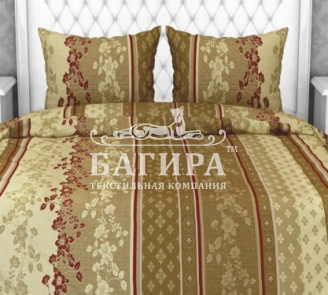 Орнамент вид 1/4 темно-бежевый