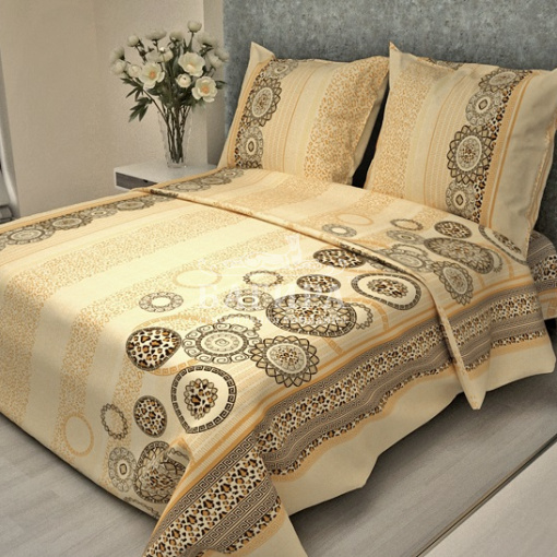 Орнамент леопард бежевый