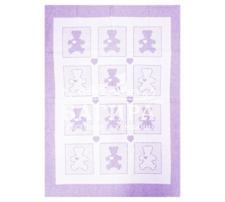 "Барни" бело-лиловое