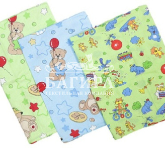 Наволочка Бязь 3Д Детство