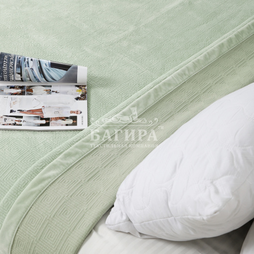 Покрывало "Греция" Нежно-зеленый