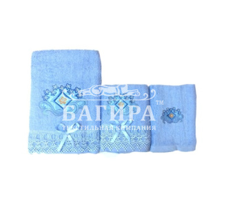 Восточный Узор Голубой