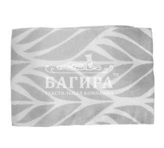 "Листья" бело-светло серое 