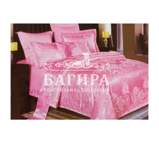 Постельное бельё "Сатин-жаккард" с вышивкой Беатриса