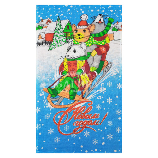 Праздничное (вид 3) Голубой