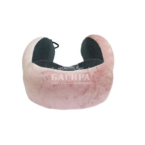 Подушка "Анатомическая" Дорожная (с эффектом памяти) Розовый