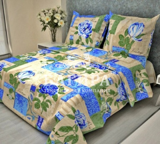 Винтаж бежево-голубой