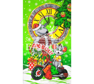 Новогодняя ночь Салатовый