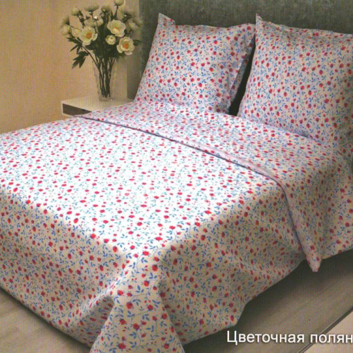 Цветочная поляна голубой