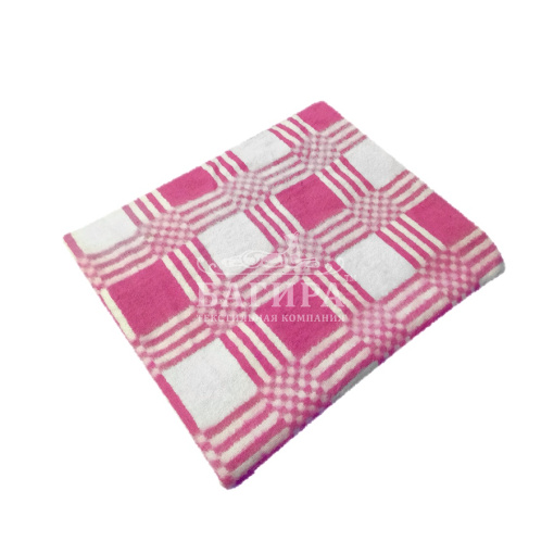Квадрат белый, ярко-розовый