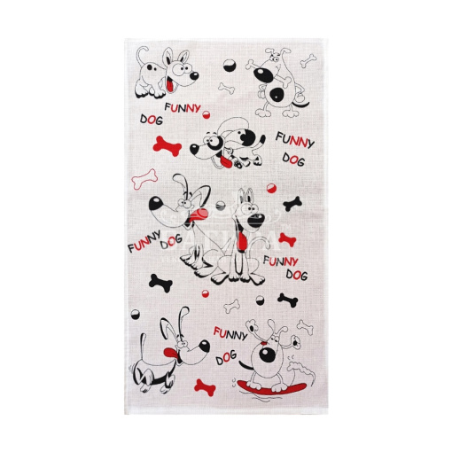 Смешные собачки Белый