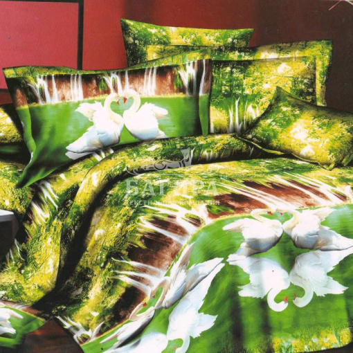 Лебеди на пруду