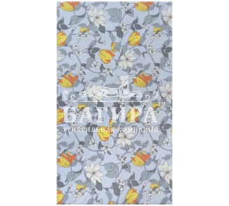 Нежные цветы Голубой