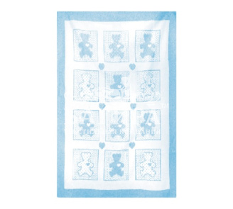 "Барни" бело-голубое