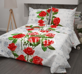 Красная роза вид 1