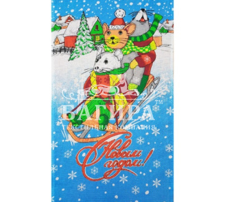 Праздничное (вид 3) Голубой