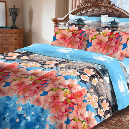 Цветущая сакура вид 1