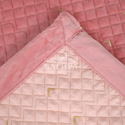 Покрывало "Бархат" Розовый
