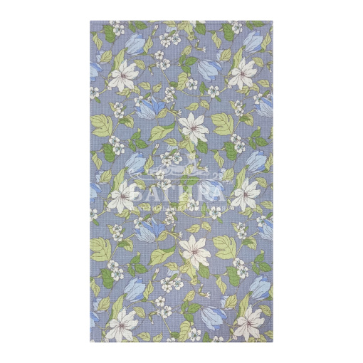 Нежные цветы Серый