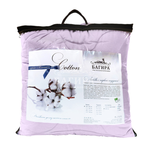 Одеяло "Хлопок" Сирень полновесное