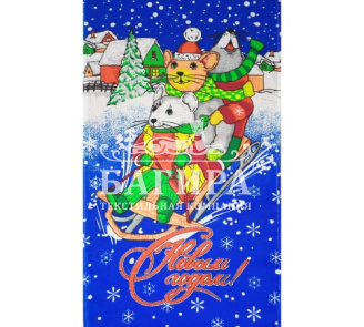 Праздничное (вид 3) Синий